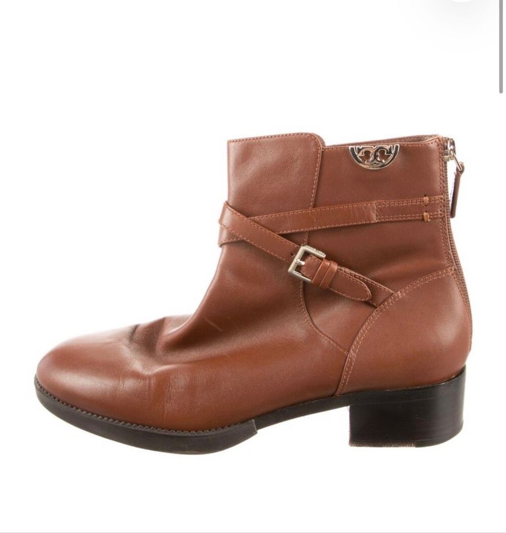 Tory Burch Sidney Calf Skin Ankle Bootie 9.5